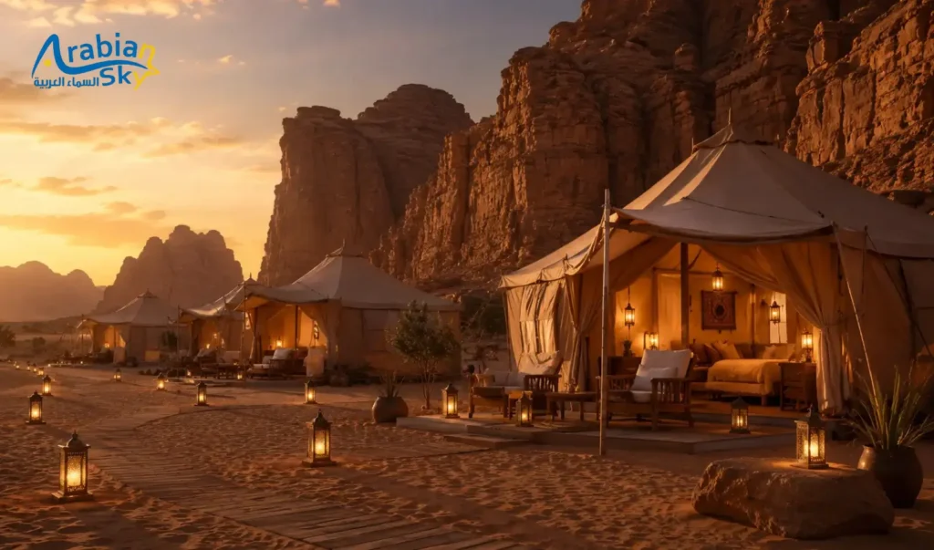 desert camping in saudi arabia