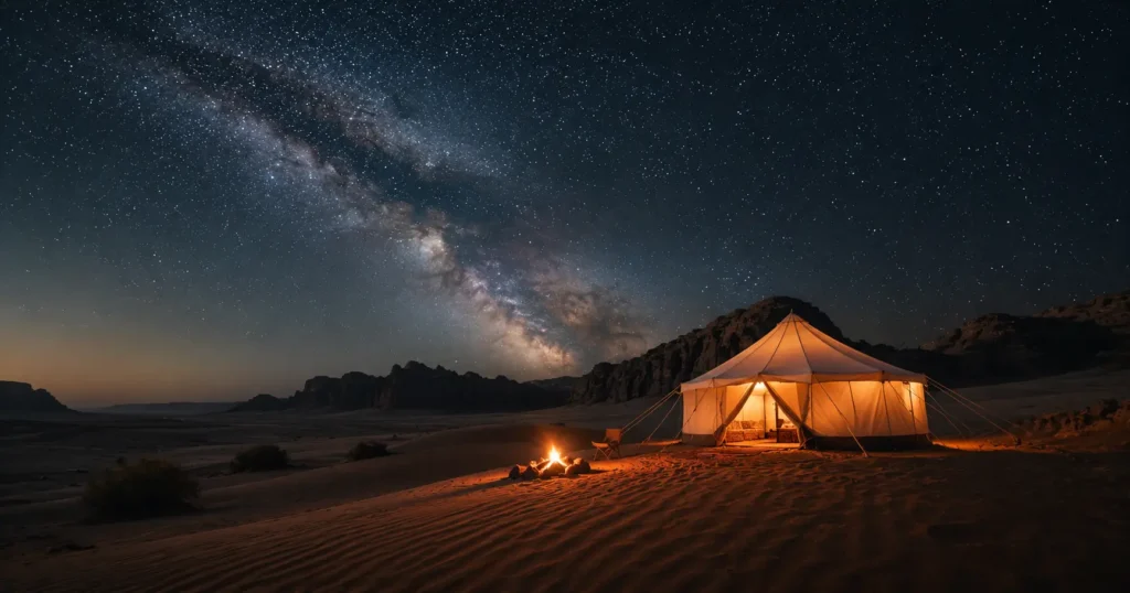 riyadh desert camping